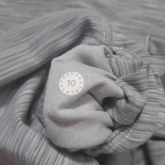 LULULEMON Wunder Under Hi-Rise Leggings UK 14 US 10 Grey Ombre Melange Yoga Gym - Picture 7 of 8